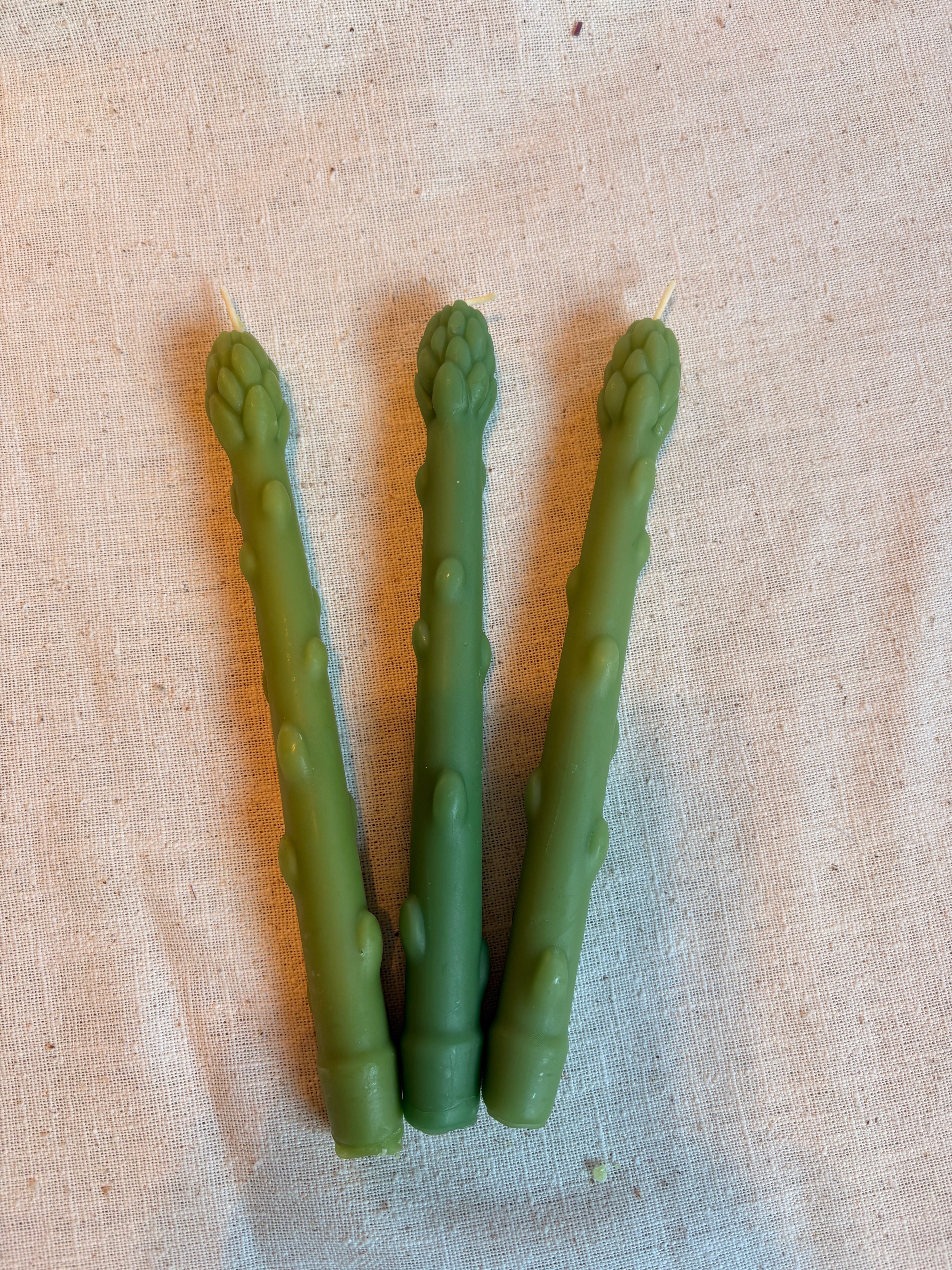 Asparagus Taper Candle - 10 inch