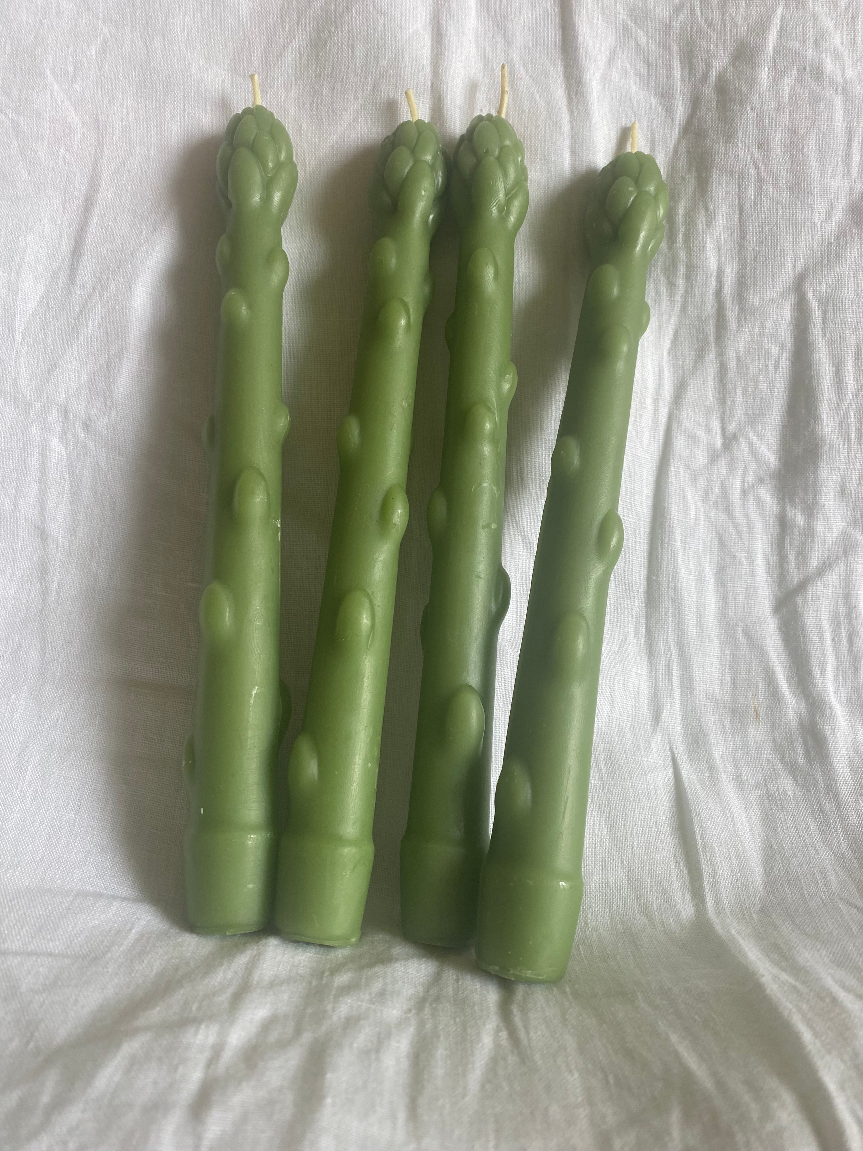 Asparagus Taper Candle - 10 inch