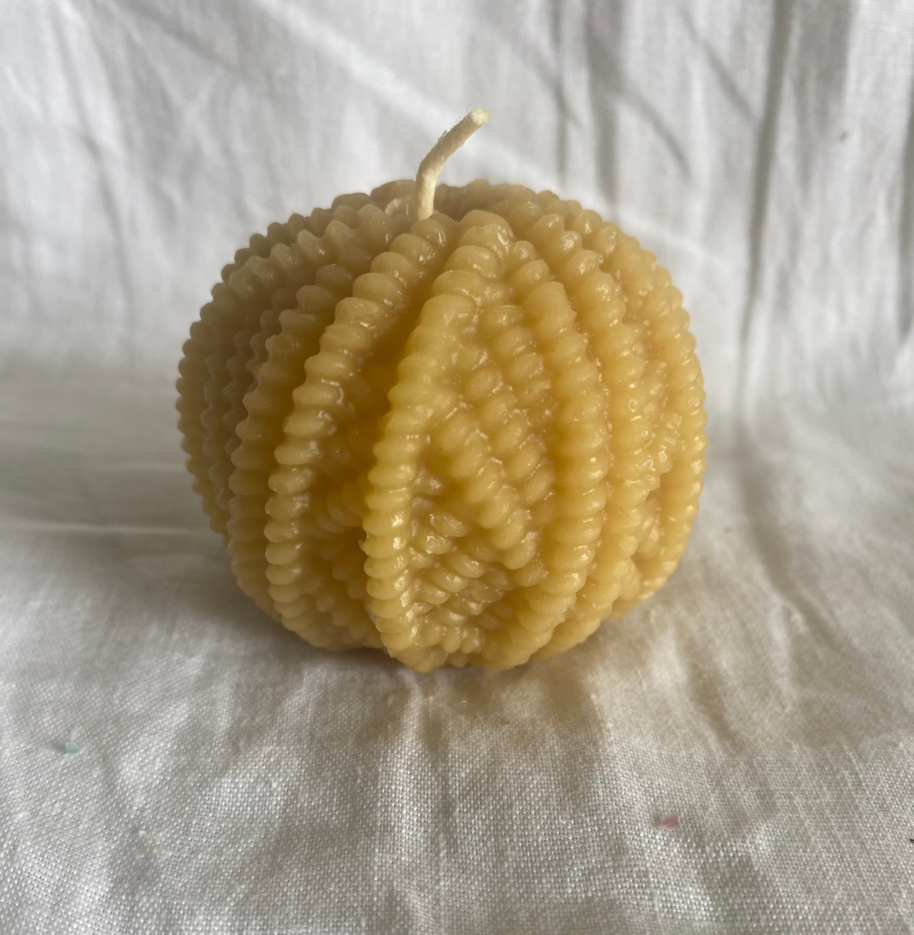 Yarn Ball Candle