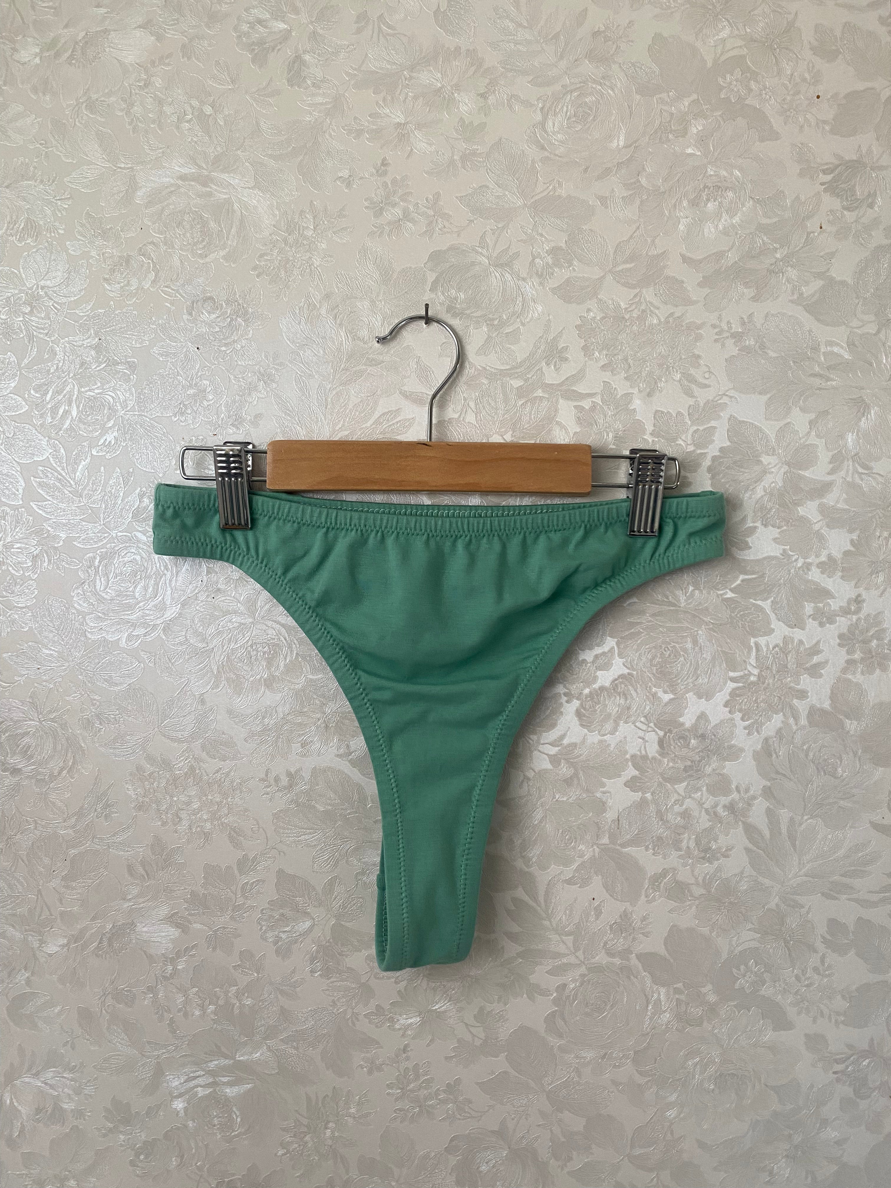 Small Dahlia Brief - Pistachio