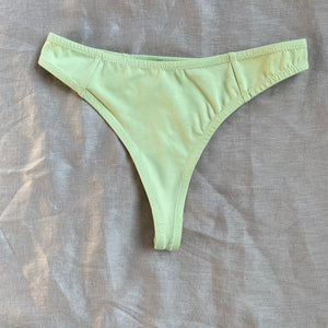 Dahlia Mid-rise Thong - Sage