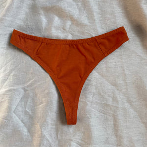 Dahlia Mid-rise Thong - Penny